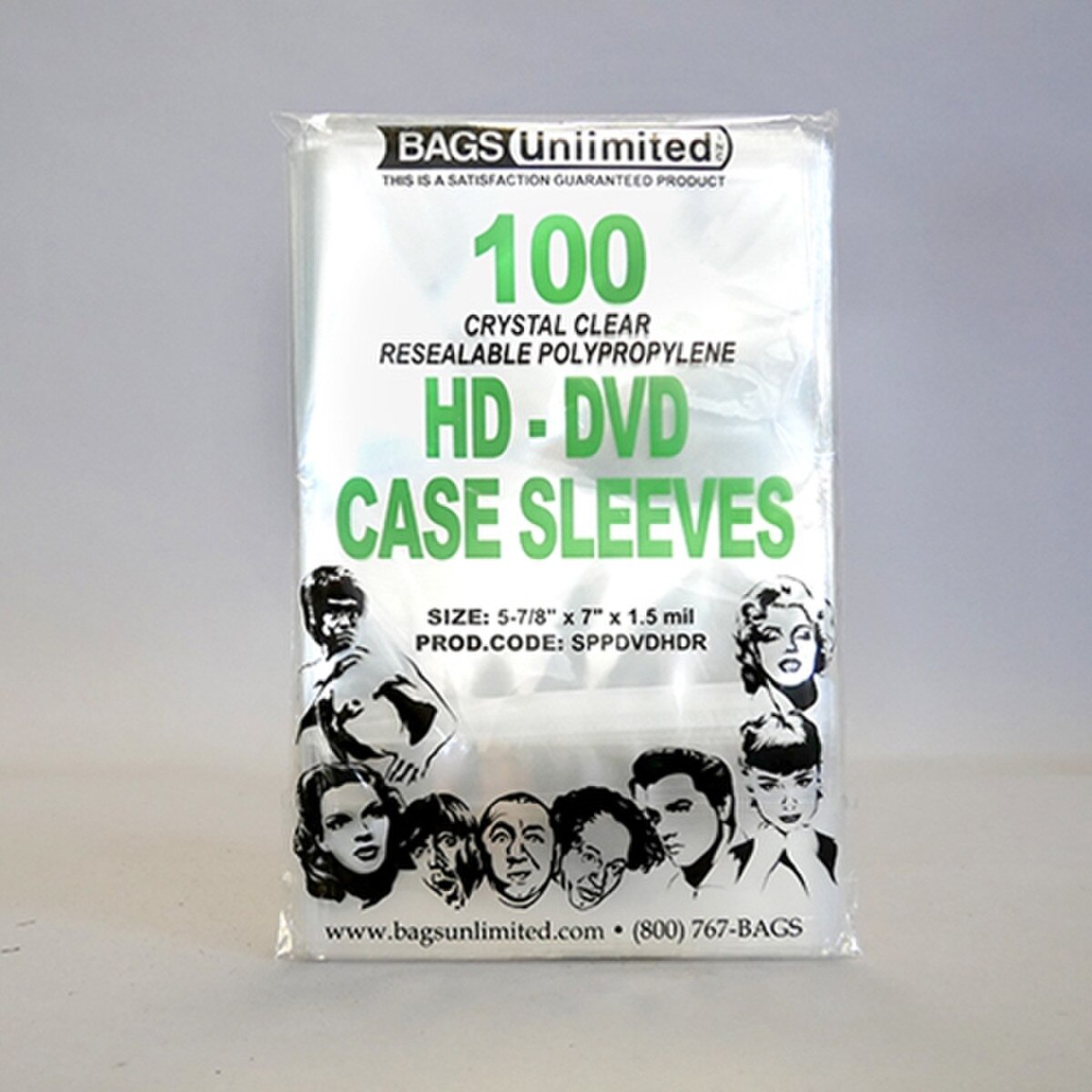 Protective clear poly sleeves to go